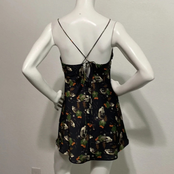 Zara Silk Mermaid Silk Mini Dress Size - Picture 5 of 11